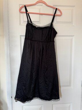 Simply Vera Wang Black Babydoll Sleep Dress Size L